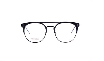 Frames Dior Homme Diorcomposito1F Aviator, Black, Dior, Frames, Medium, Mens, Metal, Prescription