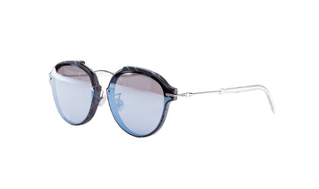 Sunglasses Dior DiorEclat Blue, Dior, Large, Non-Polarized, Non-Prescription, Oval, Plastic, Sunglasses, Womens