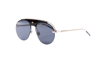 Sunglasses Dior Dio(r)evolution Aviator, Black, Dior, Gold, Large, Non-Polarized, Non-Prescription, Plastic, Sunglasses, Womens