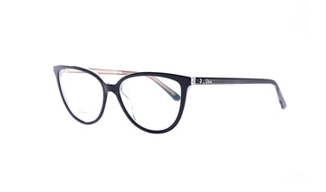 Frames Dior Montaigne 33 Black, Cat Eye, Dior, Frames, Medium, Plastic, Prescription, Purple, Womens