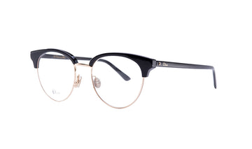 Frames Dior Montaigne 58 Black, Cat Eye, Dior, Frames, Metal, Plastic, Prescription, Small, Womens