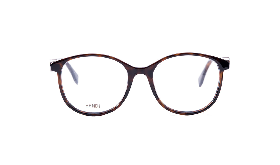 Frames Fendi FF0299 D Frame, Fendi, Frames, Havana, Medium, Plastic, Prescription, Womens
