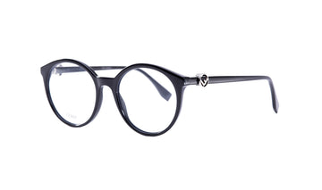 Frames Fendi FF0309 Black, Fendi, Frames, Havana, Medium, Oval, Plastic, Prescription, Womens