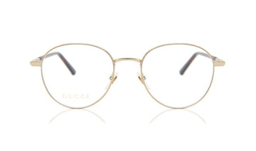 Frames Gucci GG0392O Frames, Gold, Gucci, Medium, Mens, Metal, Oval, Prescription
