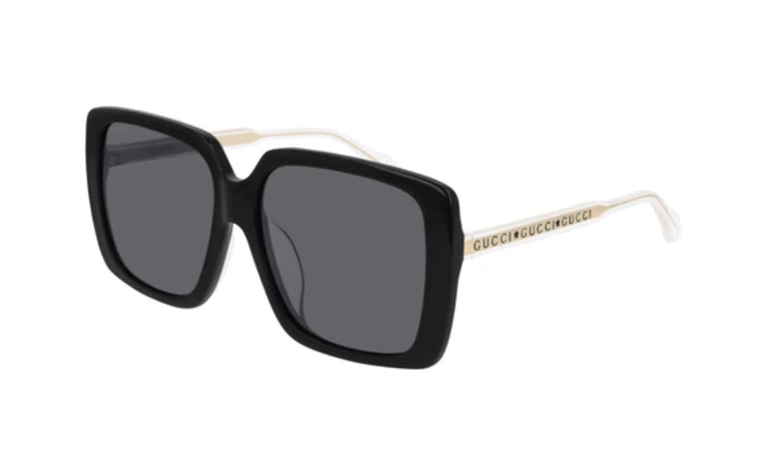 Sunglasses Gucci GG0567SA Black, D Frame, Gucci, Large, Non-Polarized, Non-Prescription, Pink, Plastic, Sunglasses, Womens