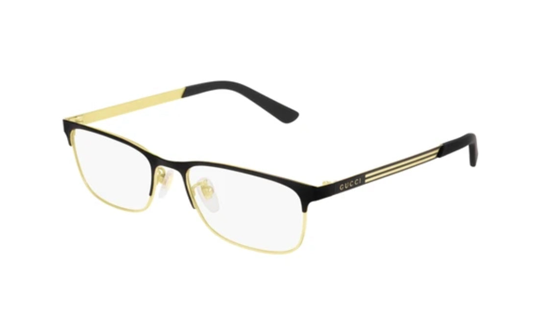 Gucci glasses black and gold on sale