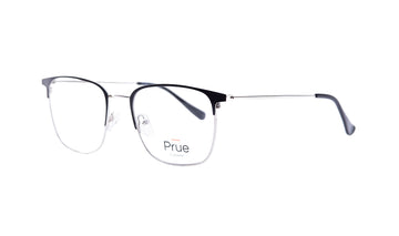 Frames Liam Black, D Frame, Frames, Grey, Mens, Metal, Prescription, Prue, Small