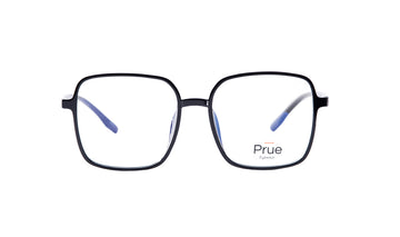 Frames Eleanor Black, Brown, Clear, D Frame, Frames, Large, Plastic, Prescription, Prue, Womens
