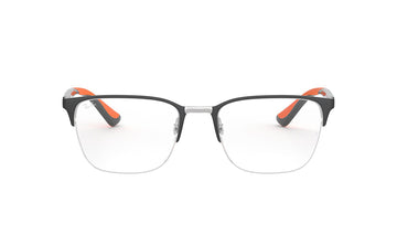 Frames Rayban 0RX6428 Frames, Grey, Medium, Mens, Metal, Prescription, Rayban, Rectangle