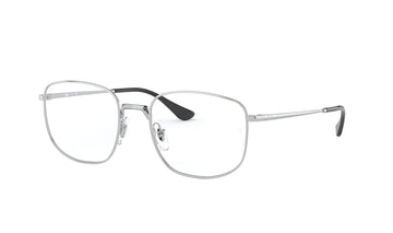 Frames Rayban 0RX6457 Black, D Frame, Frames, Medium, Mens, Metal, Prescription, Rayban, Silver