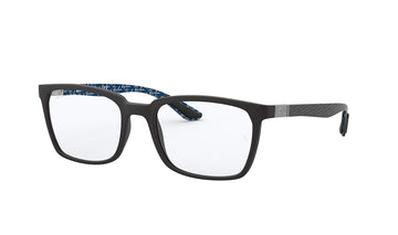 Frames Rayban 0RX8906 Black, Frames, Grey, Medium, Mens, Plastic, Prescription, Rayban, Rectangle