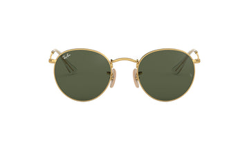 Sunglasses Rayban 3447N Black, Gold, Grey, Medium, Mens, Metal, Non-Polarized, Prescription, Rayban, Round, Small, Sunglasses