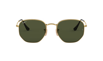 Sunglasses Rayban 3548N (Polarized) D Frame, Gold, Medium, Mens, Metal, Polarized, Prescription, Rayban, Small, Sunglasses