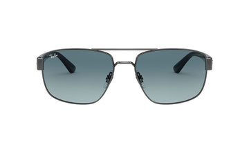 Sunglasses Rayban 3663 Aviator, Grey, Large, Mens, Metal, Non-Polarized, Prescription, Rayban, Sunglasses