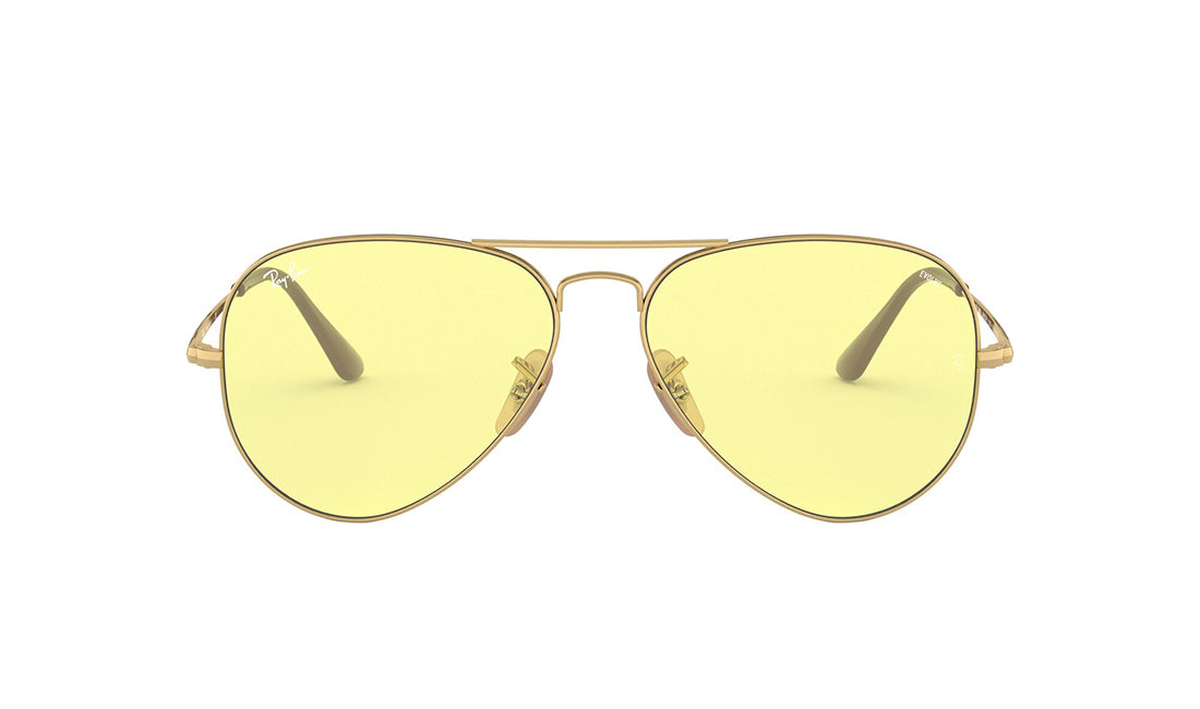 Sunglasses Rayban 3689 (Photochromic) Aviator, Gold, Medium, Mens, Metal, Photochromic, Prescription, Rayban, Small, Sunglasses
