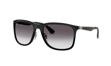 Sunglasses Rayban 4313 Black, Large, Mens, Non-Polarized, Plastic, Prescription, Rayban, Rectangle, Sunglasses