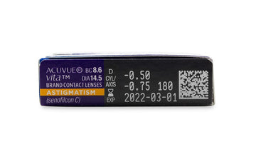 Contact Lenses Acuvue Vita Toric - 6pk 1 Month, 6pk, Acuvue, Astigmatism, Contacts, Johnson & Johnson, Toric, Vita