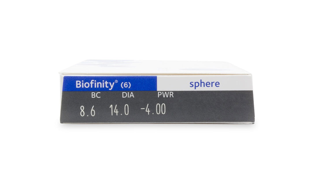 Contact Lenses Biofinity - 6pk 1 Month, 6pk, Biofinity, Contacts, Cooper Vision