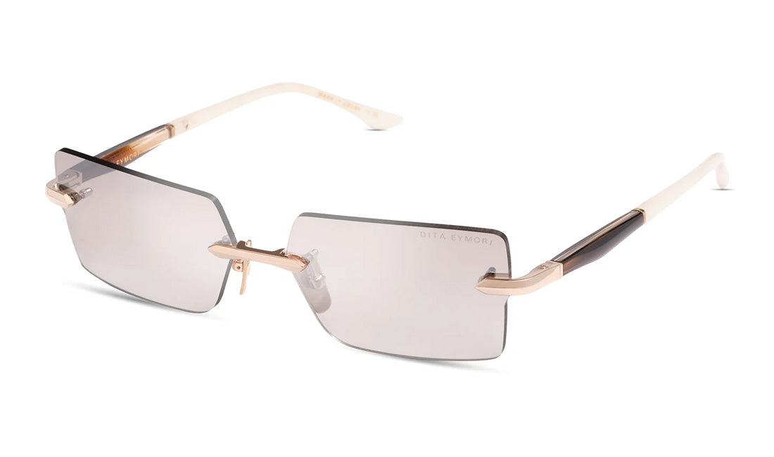 メガネ DITA DITA Eyewear - EYMORI - white gold golden timbe Dita Eymoriwhite Gold - Golden Timbe | italist