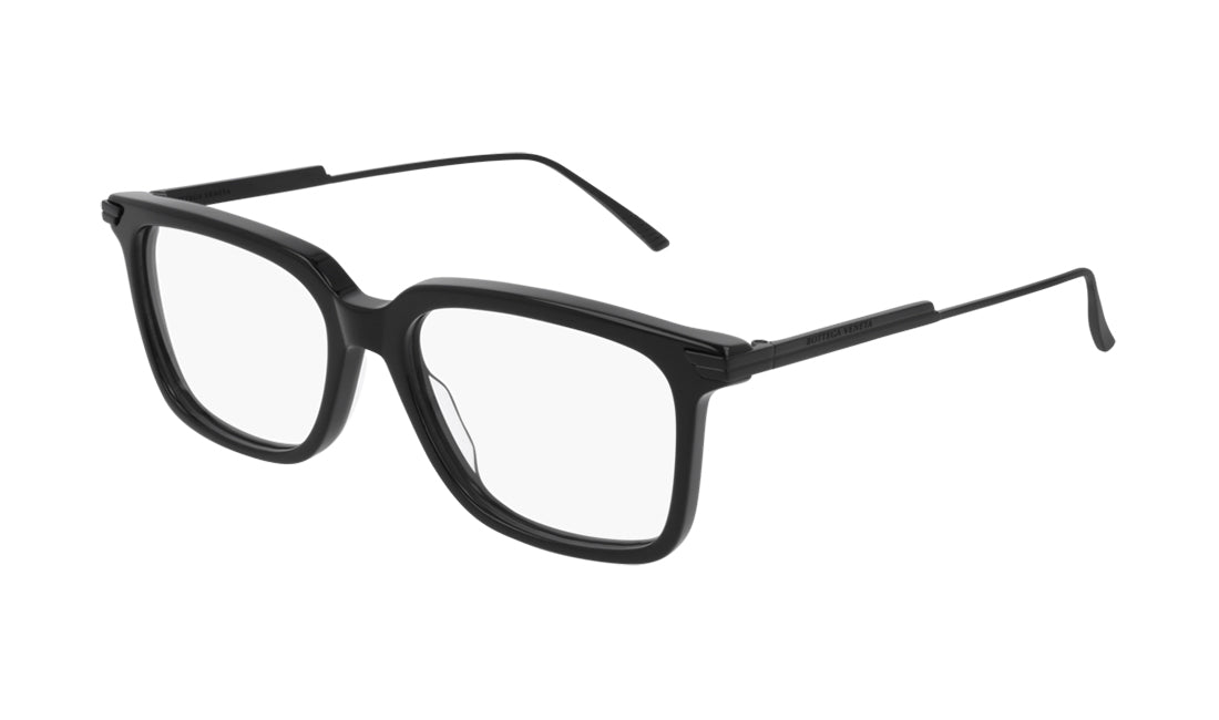 BOTTEGA VENETA スクエアフレムサンクラス BV1030S 002 Bottega Veneta // Black BV1030S Angular Square Sunglasses