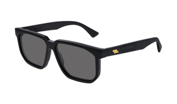 Sunglasses Bottega Veneta 1033S Black, Bottega Veneta, Brown, D Frame, Large, Mens, Non-Polarized, Plastic, Prescription, Sunglasses