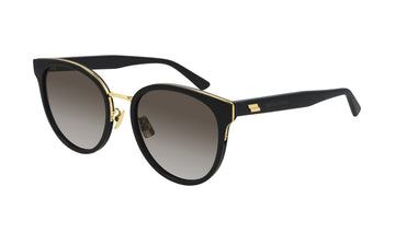 Sunglasses Bottega Veneta 1081SK Black, Bottega Veneta, Large, Non-Polarized, Plastic, Prescription, Round, Sunglasses, Womens