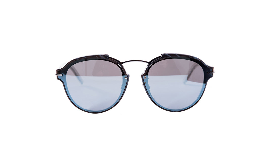 Sunglasses Dior DiorEclat Blue, Dior, Large, Non-Polarized, Non-Prescription, Oval, Plastic, Sunglasses, Womens