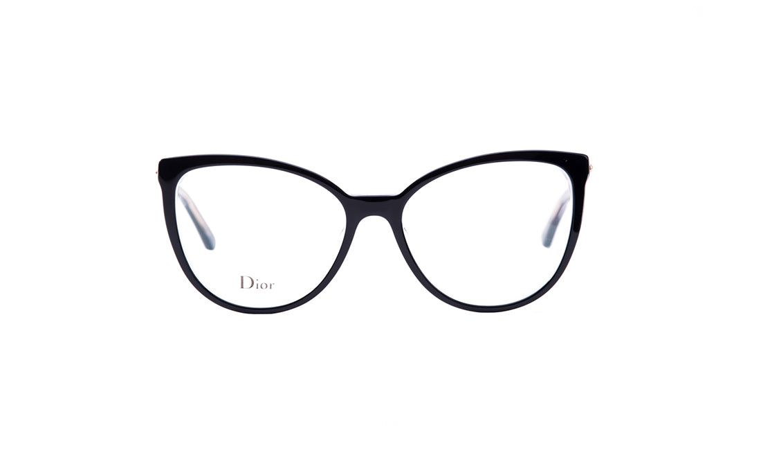 Frames Dior Montaigne 25 Black, Cat Eye, Dior, Frames, Medium, Plastic, Prescription, Womens