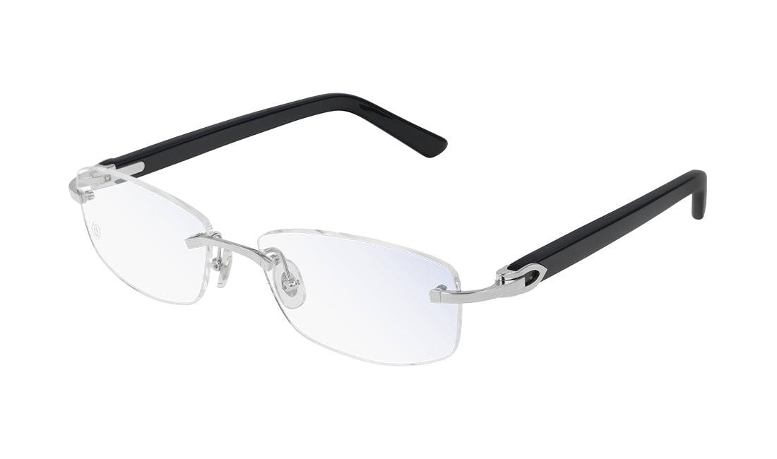 Frames Cartier 0048O Cartier, Frames, Metal, Plastic, Prescription, Rectangle, Unisex