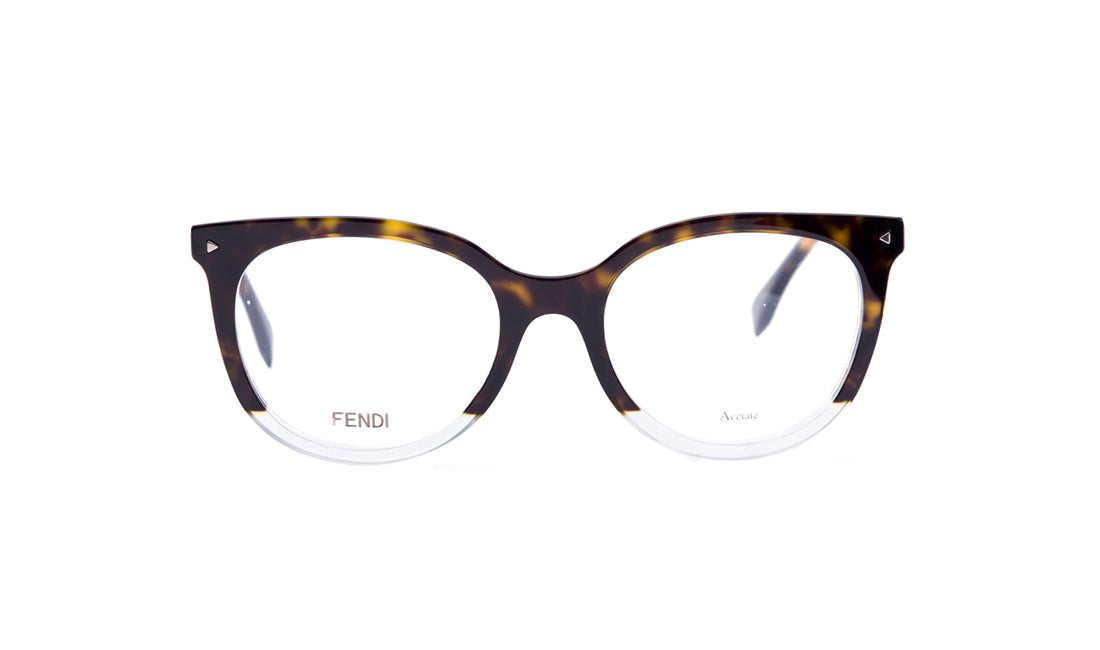 Frames Fendi FF0235 Black, Clear, D Frame, Fendi, Frames, Havana, Medium, Plastic, Prescription, Womens