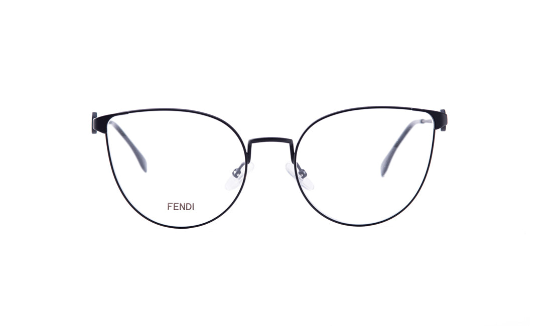 Frames Fendi FF0308 Black, Cat Eye, Fendi, Frames, Large, Metal, Prescription, Red, Womens