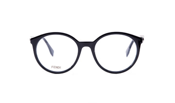 Frames Fendi FF0309 Black, Fendi, Frames, Havana, Medium, Oval, Plastic, Prescription, Womens