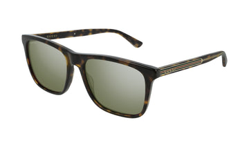 Sunglasses Gucci GG0381S Black, D Frame, Gucci, Havana, Large, Mens, New, Non-Polarized, Plastic, Polarized, Prescription, Sunglasses