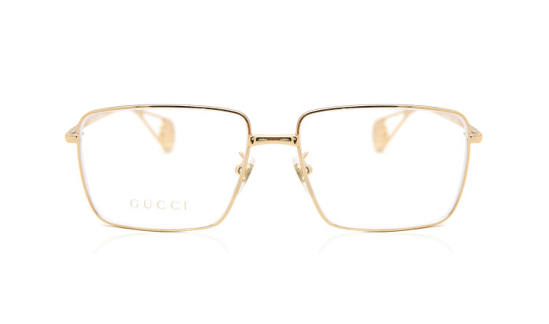 Frames Gucci GG0439O Frames, Gold, Gucci, Large, Metal, Prescription, Rectangle, Womens