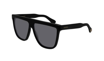 Sunglasses Gucci GG0582S Black, D Frame, Gucci, Large, Mens, Non-Polarized, Non-Prescription, Plastic, Sunglasses