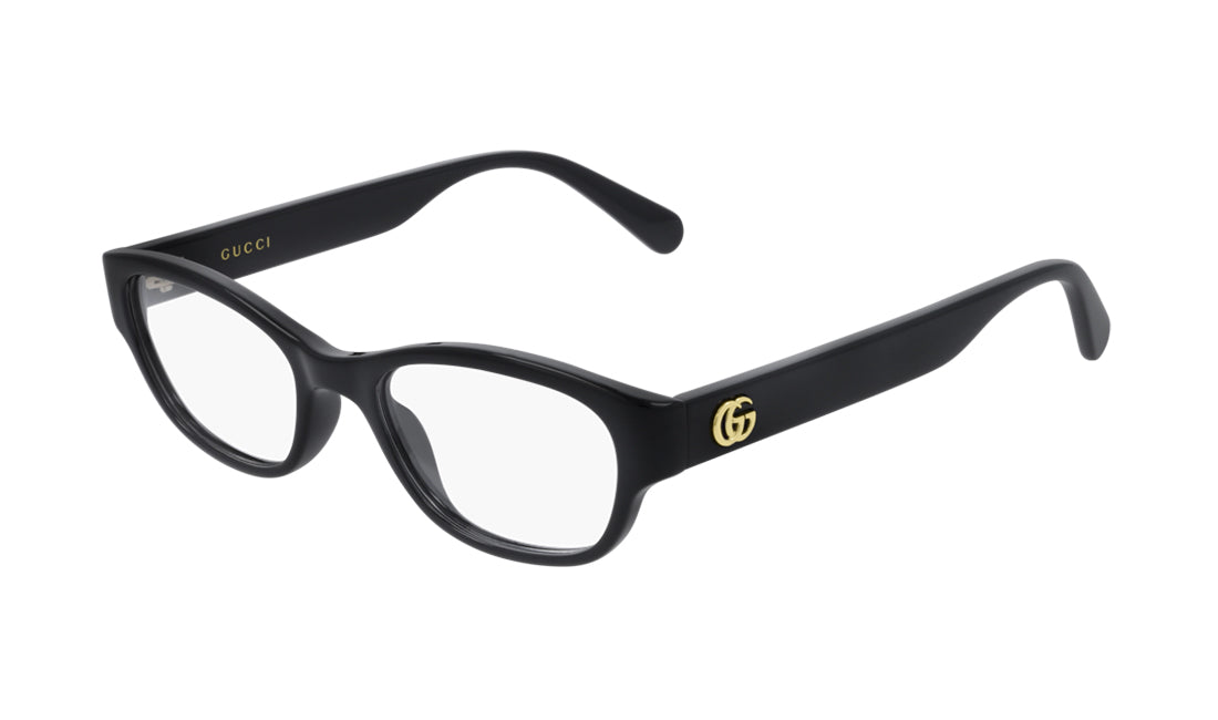 Frames Gucci GG0717O Black, Frames, Gucci, Non-Polarized, Oval, Plastic, Prescription, Small, Womens