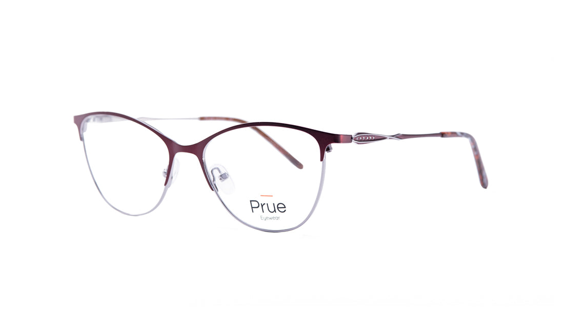 Frames Reese Black, Cat Eye, Frames, Medium, Metal, Prescription, Prue, Red, Womens