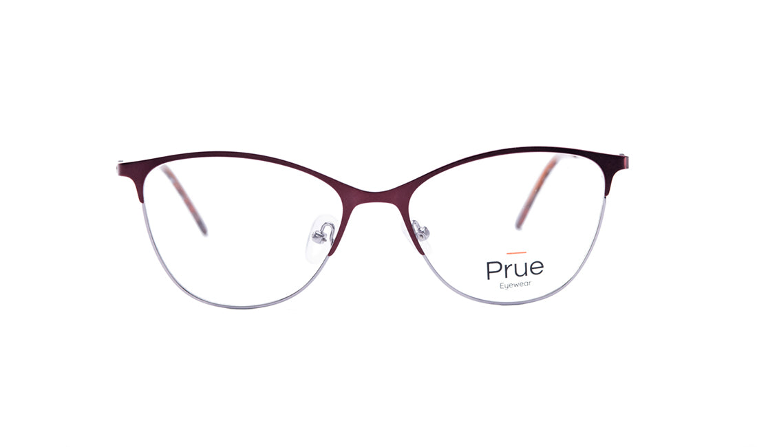 Frames Reese Black, Cat Eye, Frames, Medium, Metal, Prescription, Prue, Red, Womens