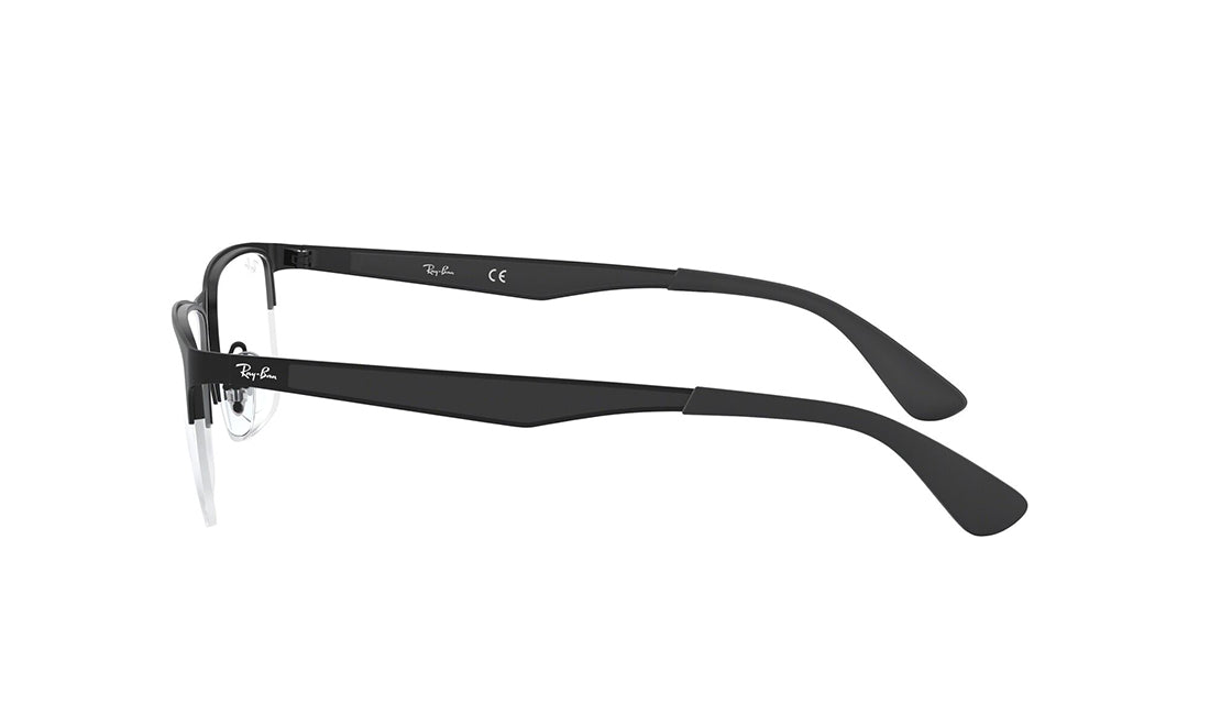 Frames Rayban 0RX6335 Black, Frames, Grey, Large, Medium, Mens, Metal, Prescription, Rayban, Rectangle