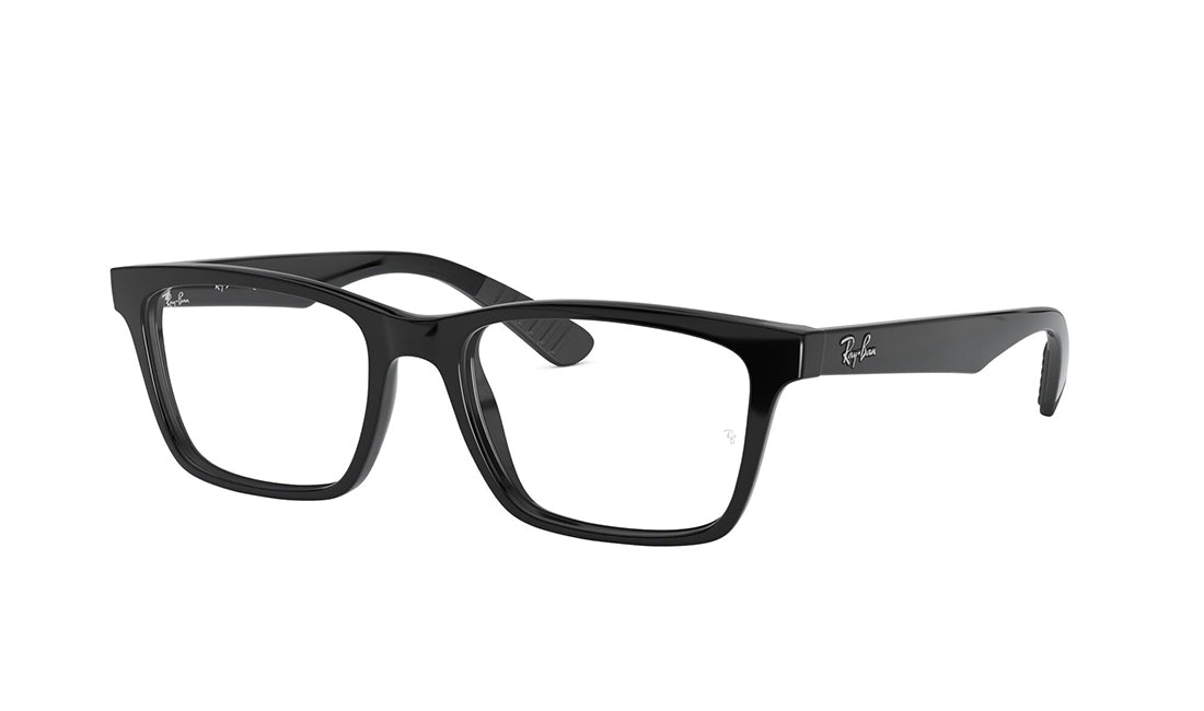 Frames Rayban 0RX7025 Black, Frames, Large, Mens, Plastic, Prescription, Rayban, Rectangle