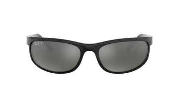 Sunglasses Rayban 2027 (Polarized) Black, Large, Mens, Plastic, Polarized, Prescription, Rayban, Rectangle, Sunglasses