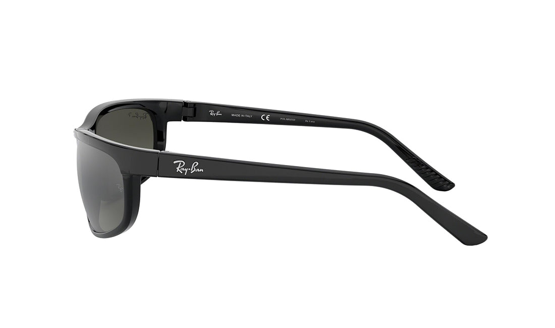 Sunglasses Rayban 2027 (Polarized) Black, Large, Mens, Plastic, Polarized, Prescription, Rayban, Rectangle, Sunglasses