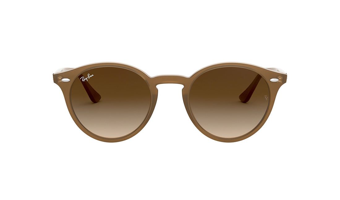 Sunglasses Rayban 2180 Brown, Grey, Mens, Non-Polarized, Plastic, Prescription, Rayban, Round, Small, Sunglasses