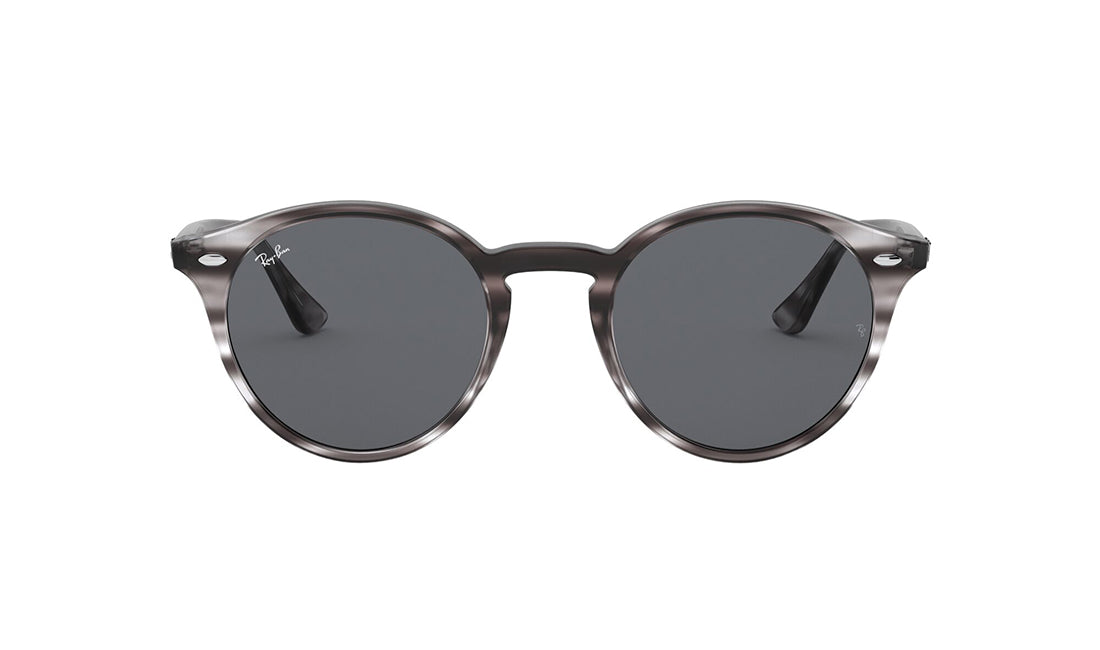 Sunglasses Rayban 2180 Brown, Grey, Mens, Non-Polarized, Plastic, Prescription, Rayban, Round, Small, Sunglasses