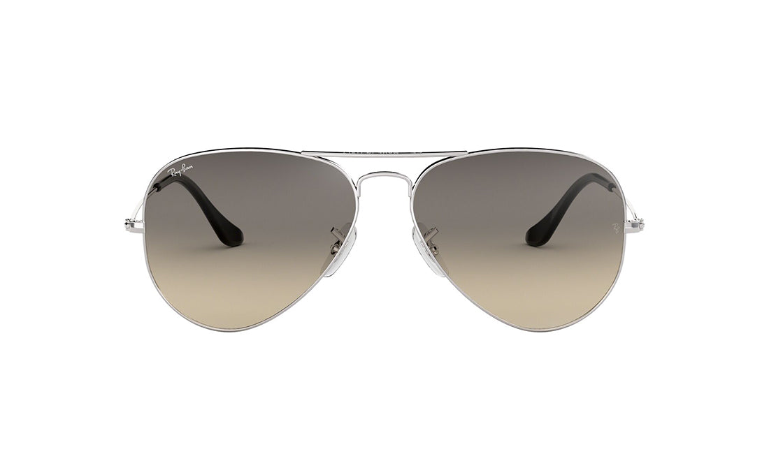 Sunglasses Rayban 3025 Aviator, Grey, Large, Mens, Metal, Non-Polarized, Prescription, Rayban, Silver, Sunglasses, Unisex, Womens