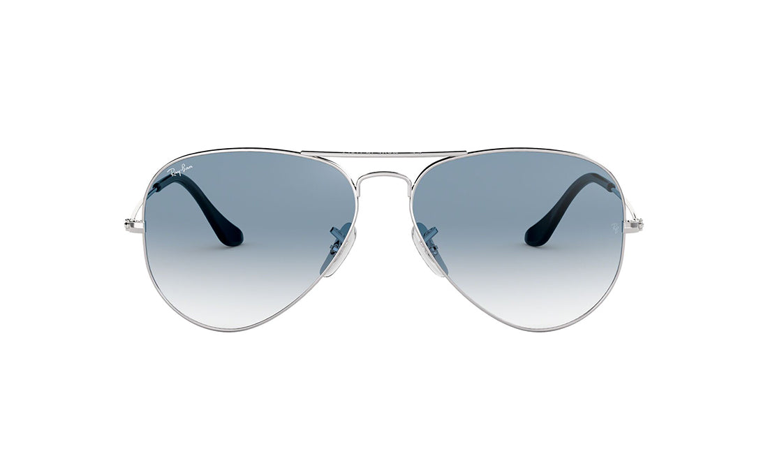 Sunglasses Rayban 3025 Aviator, Grey, Large, Mens, Metal, Non-Polarized, Prescription, Rayban, Silver, Sunglasses, Unisex, Womens