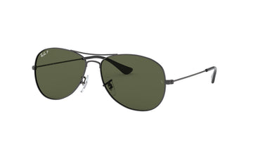 Sunglasses Rayban 3362 (Polarized) Aviator, Grey, Large, Mens, Metal, Polarized, Prescription, Rayban, Sunglasses