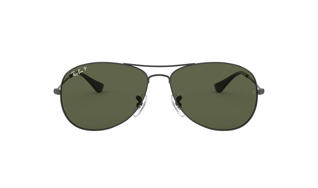 Sunglasses Rayban 3362 (Polarized) Aviator, Grey, Large, Mens, Metal, Polarized, Prescription, Rayban, Sunglasses