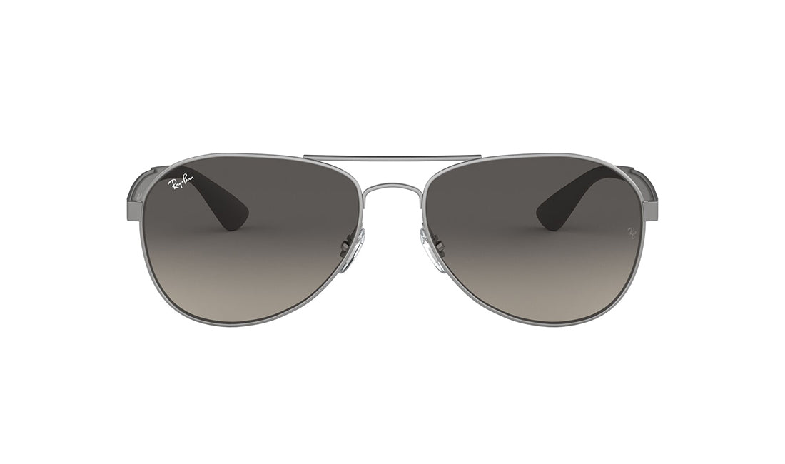 Sunglasses Rayban 3549 Aviator, Grey, Large, Mens, Metal, Non-Polarized, Prescription, Rayban, Sunglasses