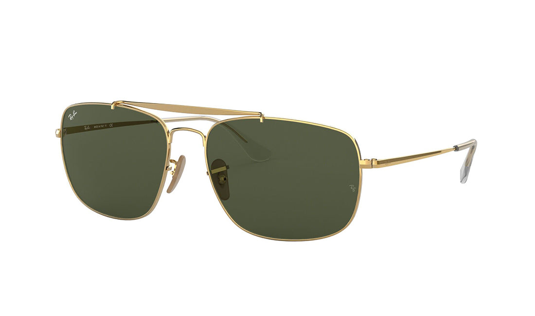 Sunglasses Rayban 3560 Aviator, Gold, Large, Mens, Metal, Non-Polarized, Prescription, Rayban, Sunglasses